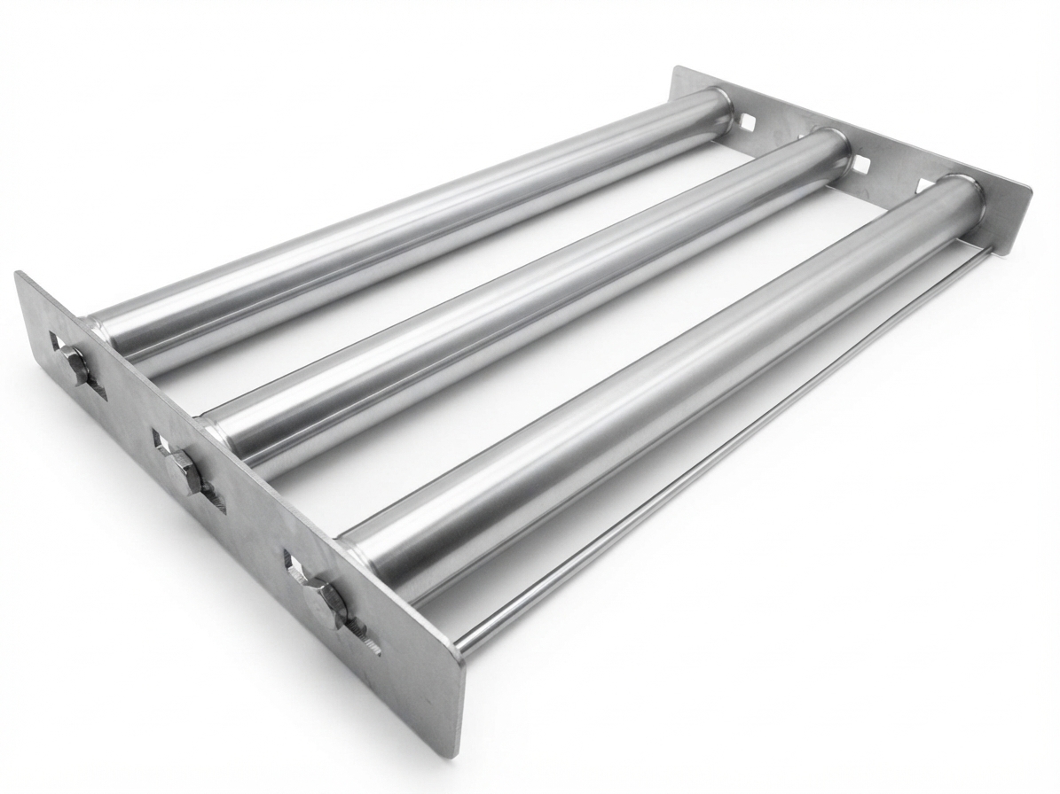 Trampa magnética de acero inoxidable para filtrado de tolvas y ductos - Globaltek